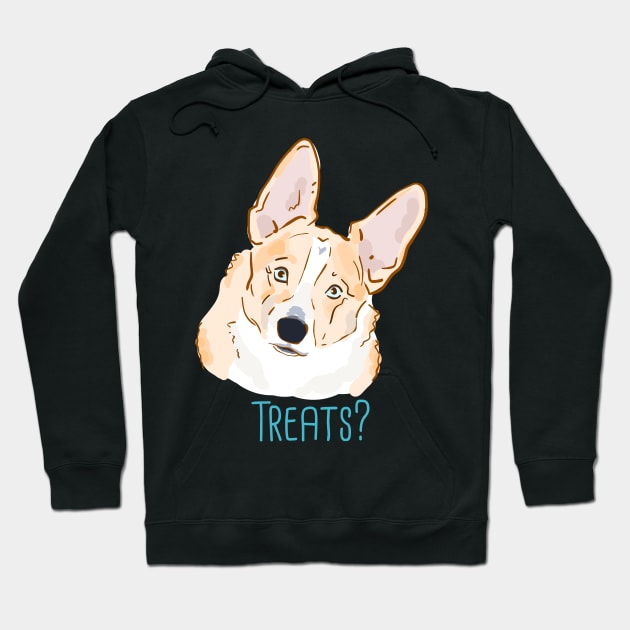 Treats? Corgi Hoodie by KelseyLovelle